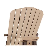 American Furniture Classics Fan Back Balcony Glider Made in the Usa- Cedar, Tudor Brown