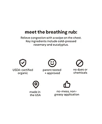 Oogiebear Unisex Breathing Rub Balm