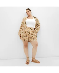 City Chic Women's Bella Print Shirt