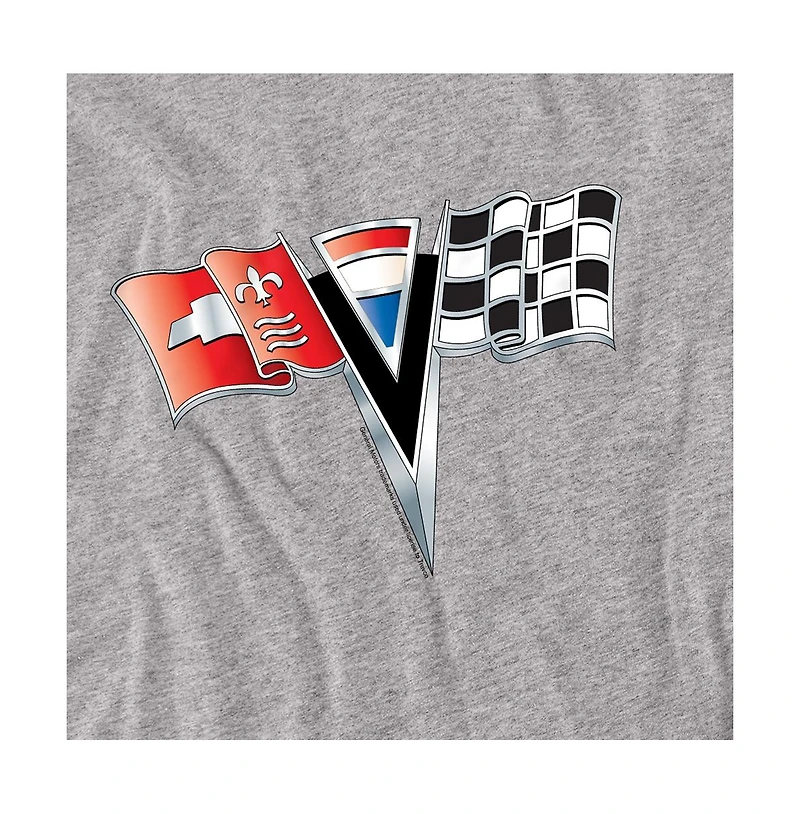 Logovision Men's Chevrolet 2nd Gen Vette Nose Emblem T-Shirt