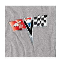 Logovision Men's Chevrolet 2nd Gen Vette Nose Emblem T-Shirt