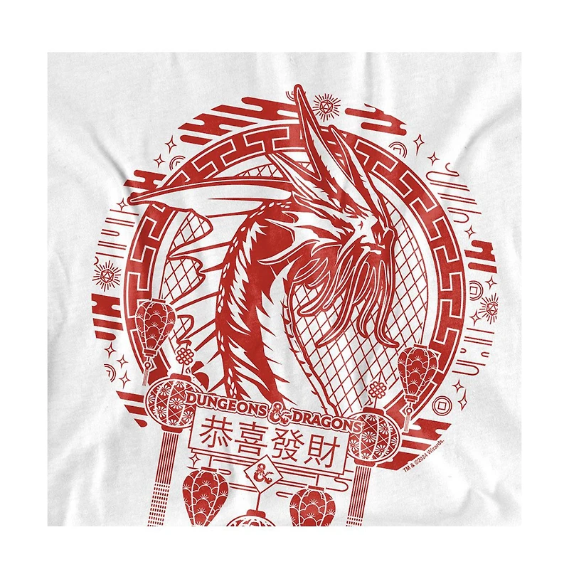 Logovision Men's Dungeons And Dragons Year Of The Dragon Beast Clouds T-Shirt