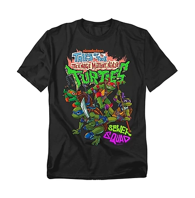 Logovision Men's Tales Of The Teenage Mutant Ninja Turtles Sewer Squad T-Shirt