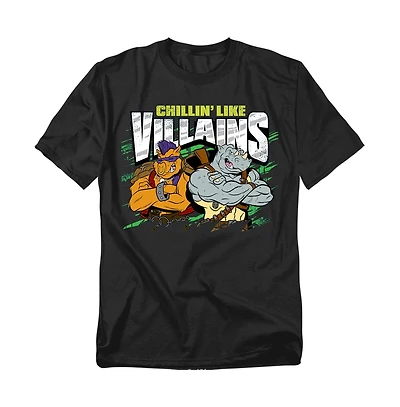 Logovision Men's Tmnt Chillin Like Villains T-Shirt