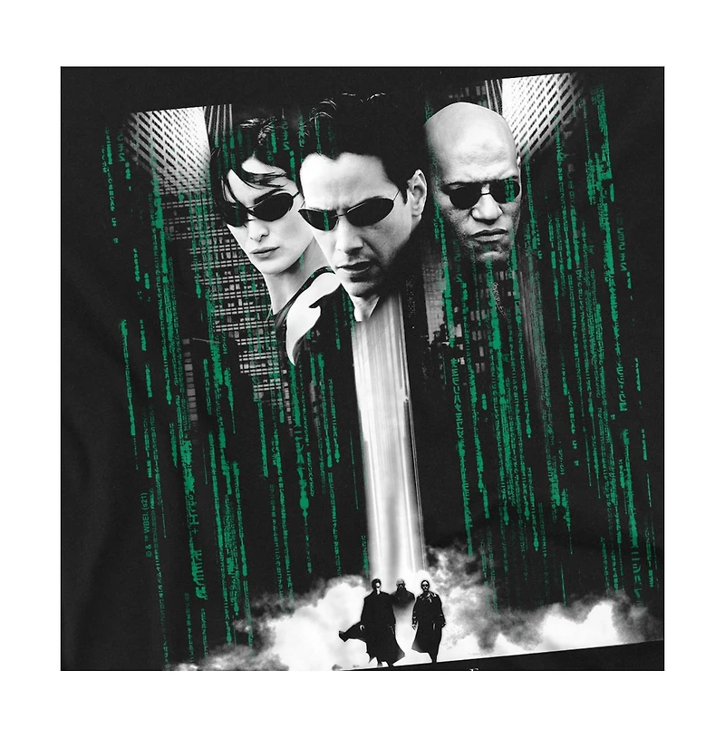 Logovision Men's The Matrix Neo, Morpheus, Trinity T-Shirt