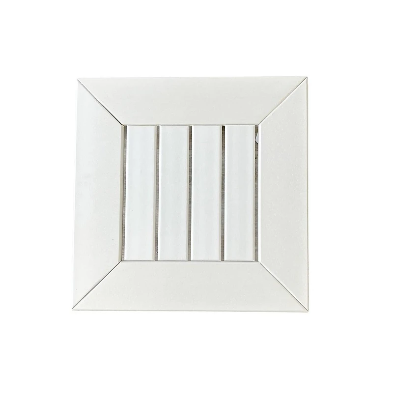 LuXeo Aspen 18.2"" Hdpe Outdoor Side Table, White