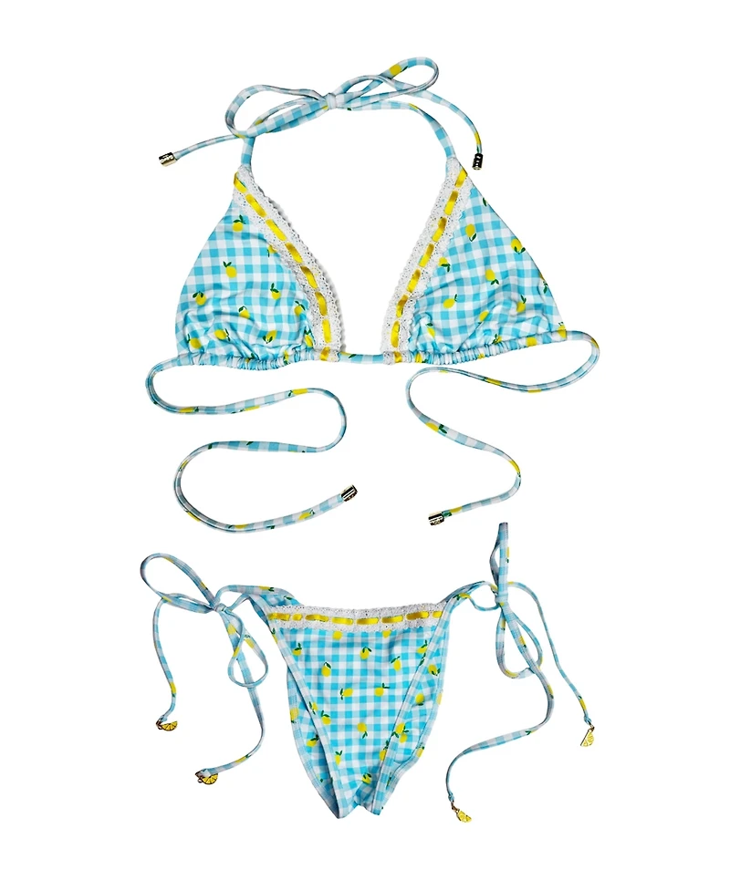 Beach Bunny Swimwear Women's Limoncello Spritz Cheeky Bikini Bottom