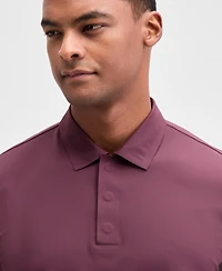 Alfani Men's Laser Cut Short Sleeve Performance Polo Shirt, Exclusively at Macy's
