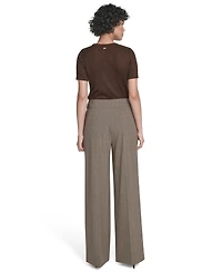 Calvin Klein Petite Mid-rise Wide Leg Pants