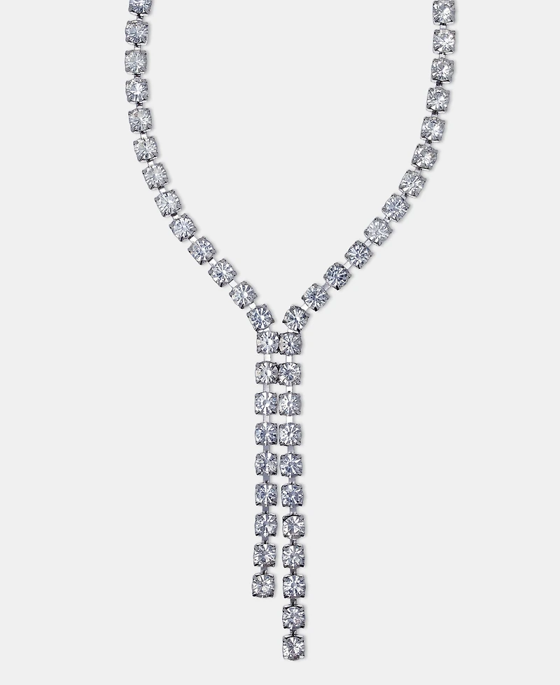 I.n.c. International Concepts Crystal Lariat Necklace, 22-1/2" + 3" extender, Macy's Exclusive