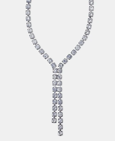I.n.c. International Concepts Crystal Lariat Necklace, 22-1/2" + 3" extender, Macy's Exclusive