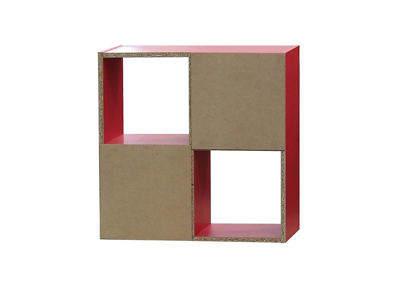 Kings Brand Furniture 4-Cube Children's Bookcase, Kids Toy Storage Shelf Organizer for Playroom, Bedroom, Nursery School