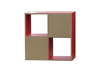 Kings Brand Furniture 4-Cube Children's Bookcase, Kids Toy Storage Shelf Organizer for Playroom, Bedroom, Nursery School
