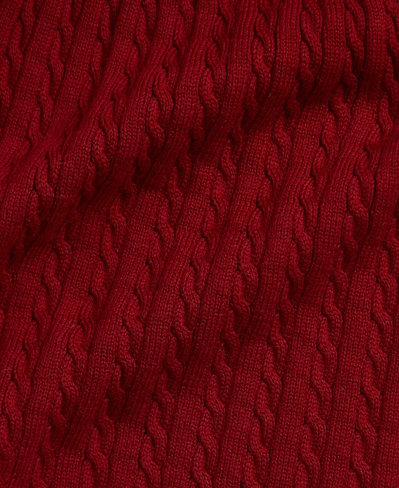 Polo Ralph Lauren Baby Girls Cable Knit Sweater Dress and Bloomer