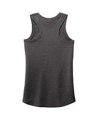 Nascar Women's Heather Charcoal Name Number Racer Back Tri-Blend Tank Top