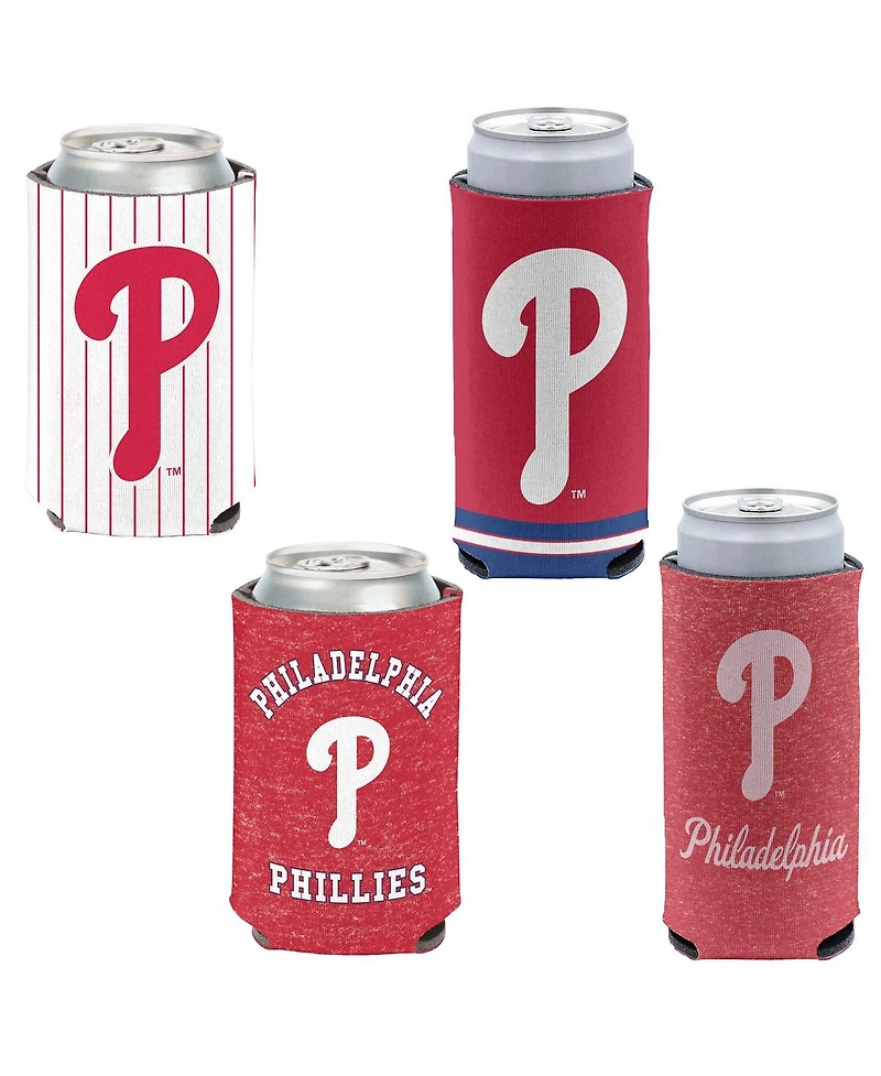 Wincraft Philadelphia Phillies Slim 12oz. Can Cooler Set, 4-Pack