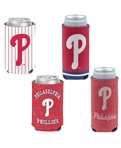 Wincraft Philadelphia Phillies Slim 12oz. Can Cooler Set, 4-Pack