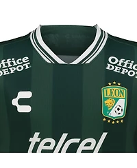 Charly Big Boys and Girls Green Club Leon 2025/26 Home Authentic Jersey