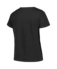 Profile Women's Black Usc Trojans Plus Arch Over Logo Scoop Neck T-Shirt