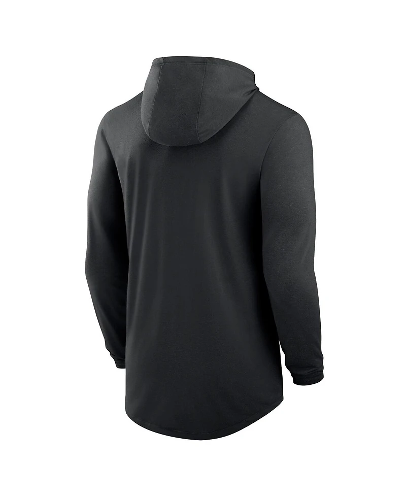 Nike Men's Black Air Force Falcons Space Rivalry Long Sleeve Hoodie T-Shirt