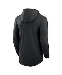 Nike Men's Black Air Force Falcons Space Rivalry Long Sleeve Hoodie T-Shirt
