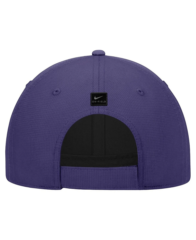 Nike Men's Purple Tcu Horned Frogs 2025 On-Field Club Performance Adjustable Hat