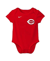 Nike Newborn Elly De La Cruz Red Cincinnati Reds Name Number Fuse Bodysuit