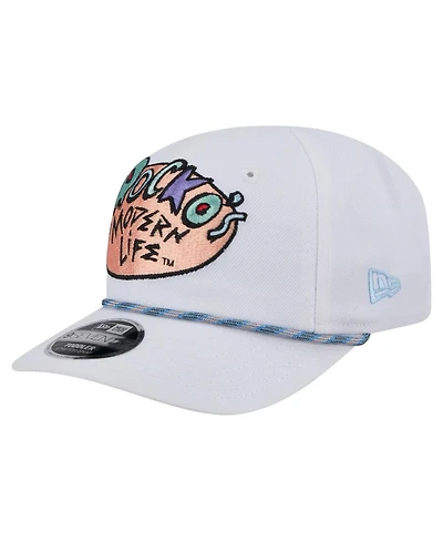 New Era Big Boys and Girls White Rocko's Modern Life Multi Rope 9SEVENTY Stretch-Snap Hat