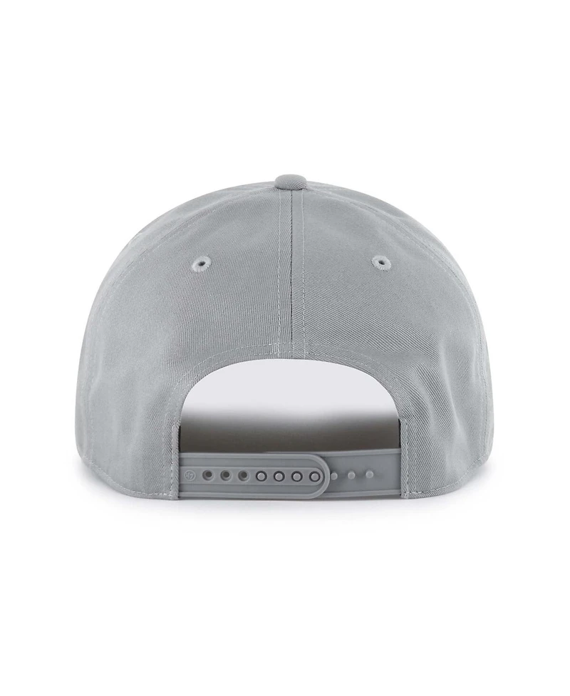 '47 Brand Men's Gray Ohio State Buckeyes Contemporary Basics Foundational Rope Hitch Adjustable Hat