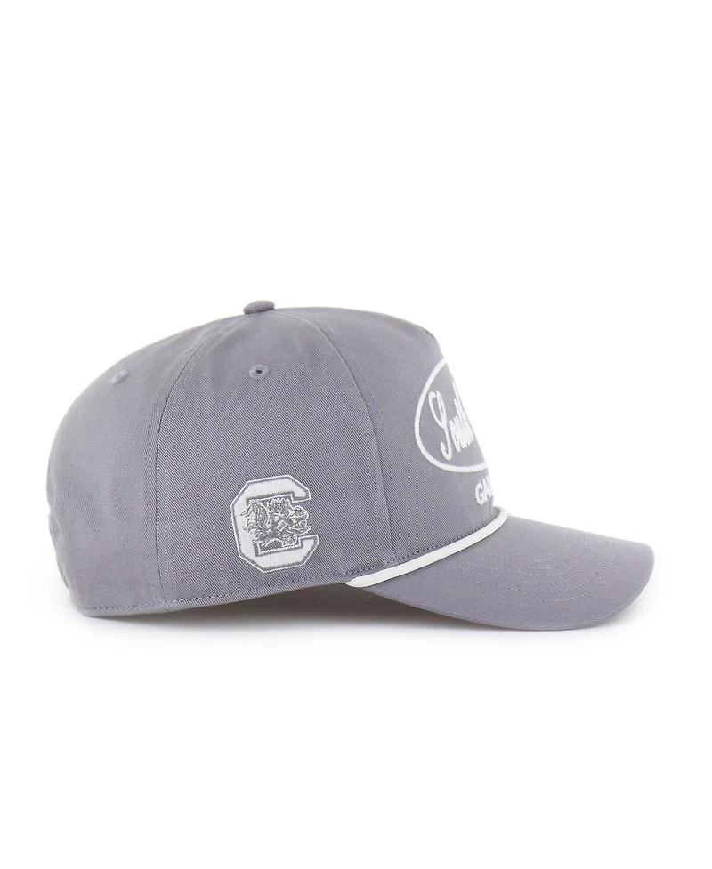 '47 Brand Men's Gray South Carolina Gamecocks Contemporary Basics Foundational Rope Hitch Adjustable Hat