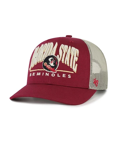 '47 Brand Men's Garnet Florida State Seminoles Arid Adjustable Trucker Hat