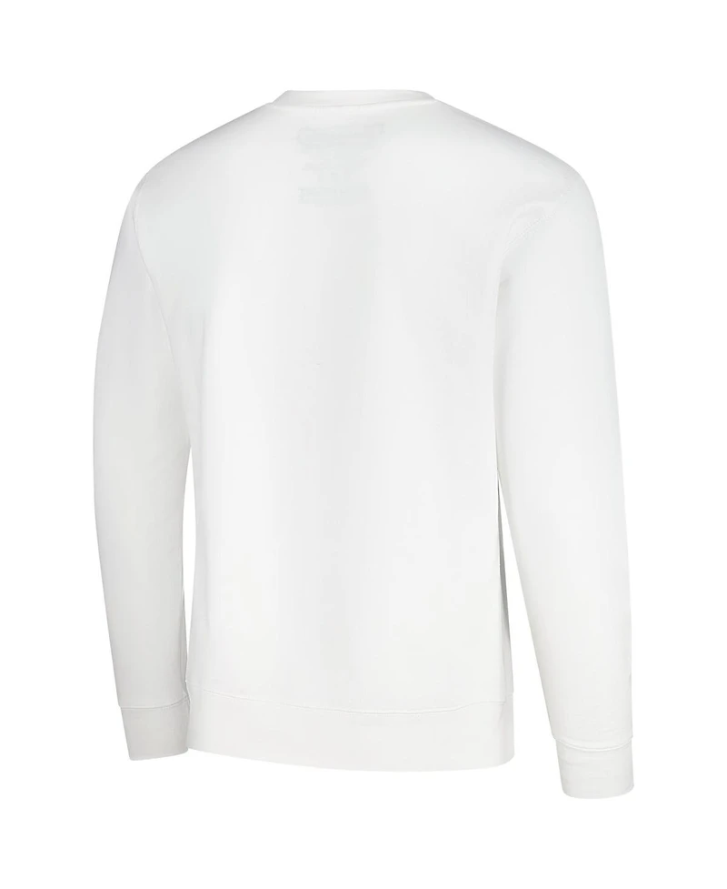 Mitchell & Ness Men's x Bud Light White Miami Dolphins The Crest Pullover Sweatshirt