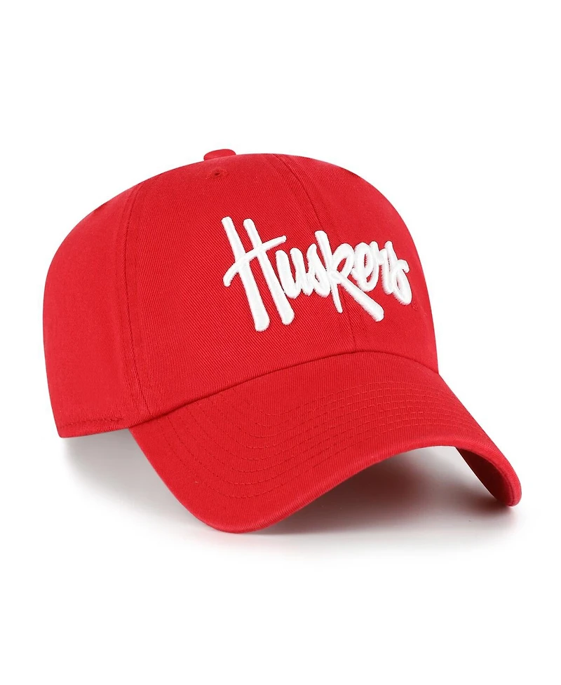 '47 Brand Men's Red Nebraska Huskers Clean Up Adjustable Hat