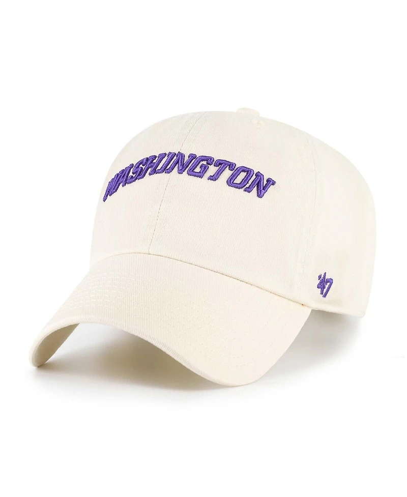 '47 Brand Men's Sand Washington Huskies Clean Up Adjustable Hat