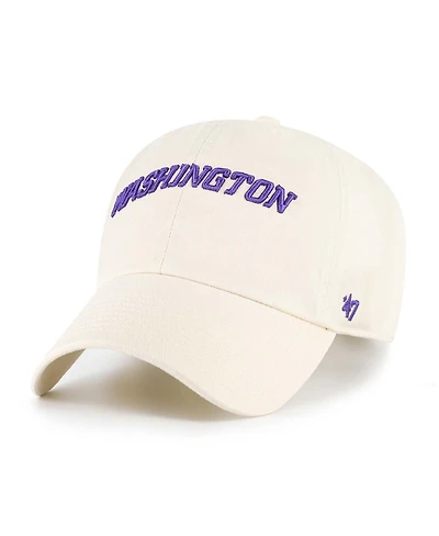 '47 Brand Men's Sand Washington Huskies Clean Up Adjustable Hat