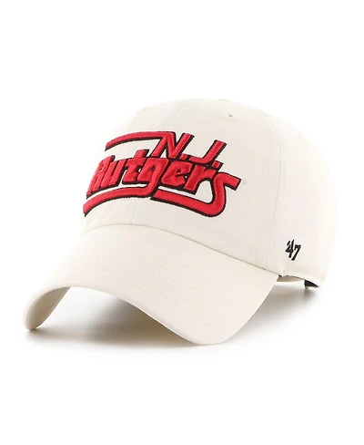 '47 Brand Men's Sand Rutgers Scarlet Knights Vault Clean Up Adjustable Hat