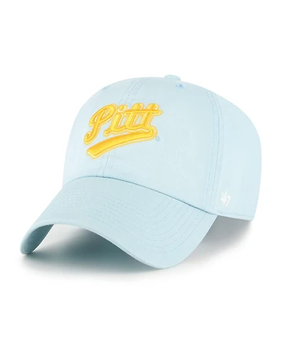 '47 Brand Men's Powder Blue Pitt Panthers Vault Clean Up Adjustable Hat