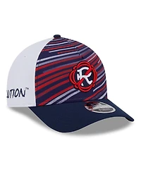 New Era Men's Navy/White New England Revolution 2025 Jersey Hook 9FORTY M-Crown Adjustable Hat