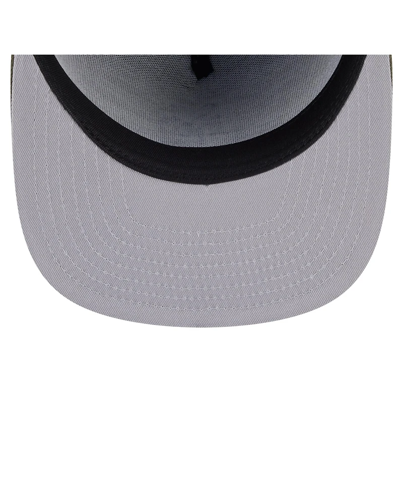 New Era Men's Olive New York Mets Color Pack A-Frame 59FIFTY Fitted Hat