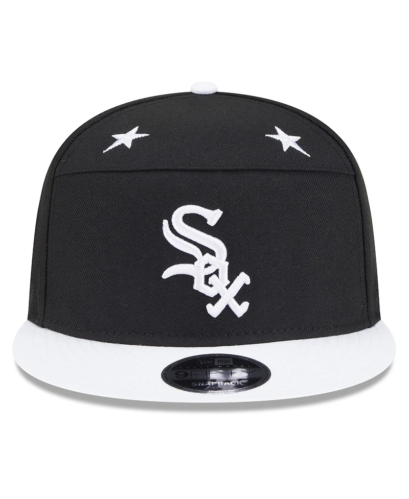New Era Men's Black/White Chicago White Sox 2025 Mlb All-Star Game Side Patch 9FIFTY Snapback Hat
