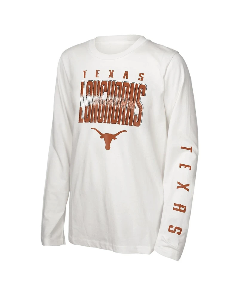 Outerstuff Big Boys and Girls Texas Longhorns The Mix T-Shirt Combo Set