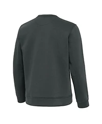 Antigua Men's Pewter Detroit Lions Relevant Lightweight Pullover Sweatshirt