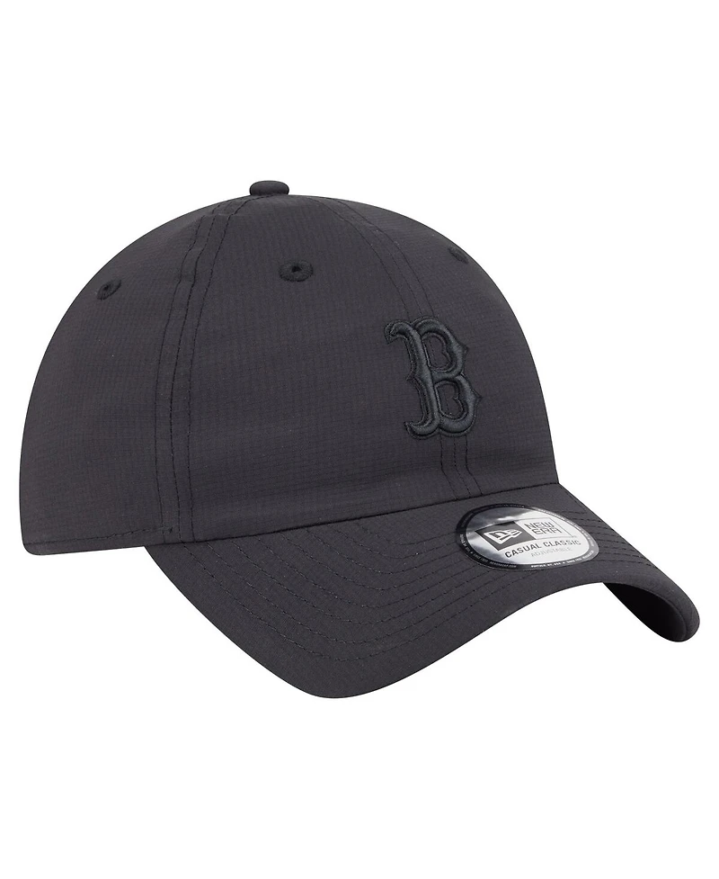 New Era Men's Black Boston Red Sox Ripstop Casual Classic Adjustable Hat