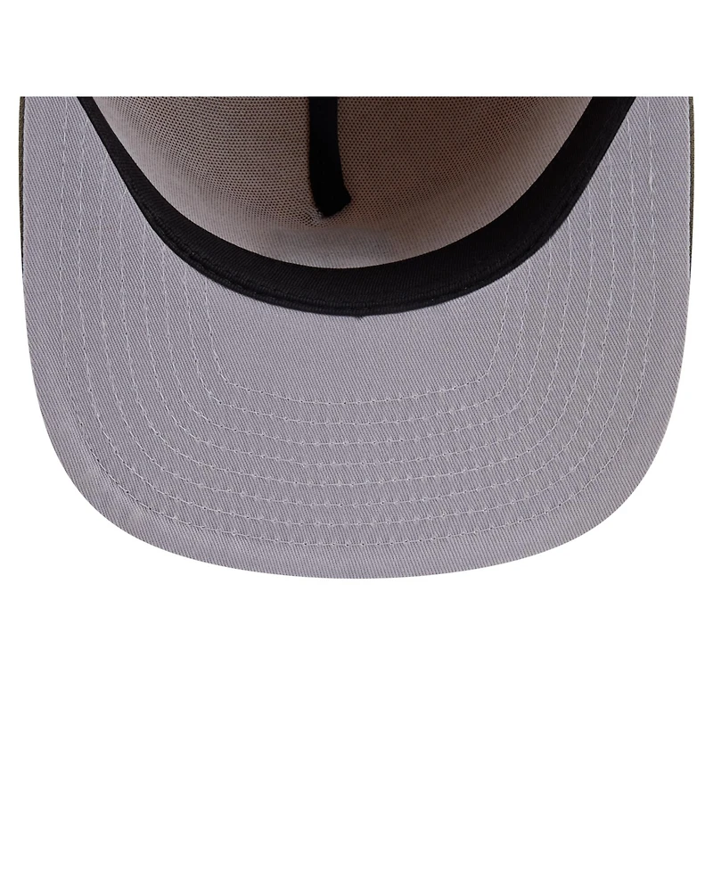 New Era Men's Light Beige/Olive Seattle Mariners Two-Tone Color Pack A-Frame 59FIFTY Fitted Hat
