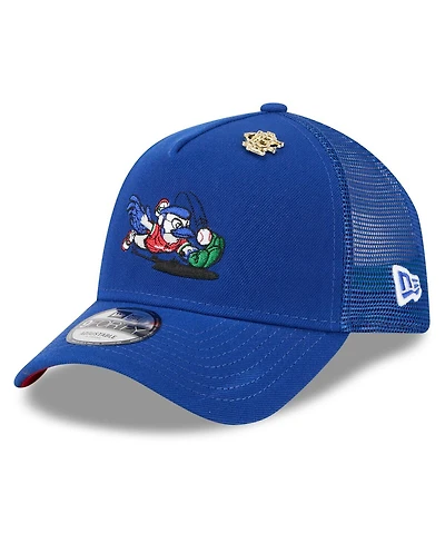 New Era Men's Royal Toronto Blue Jays 2025 Big League Chew A-Frame 9FORTY Adjustable Trucker Hat