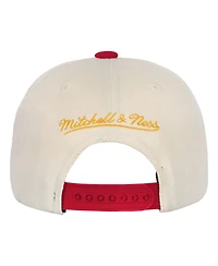 Mitchell & Ness Big Boys and Girls Cream/Red Kansas City Chiefs Across the Board Vintage Snapback Hat