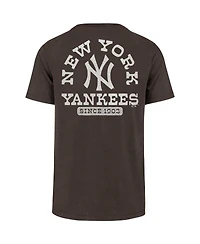 '47 Brand Men's Brown New York Yankees Back Canyon Franklin T-Shirt