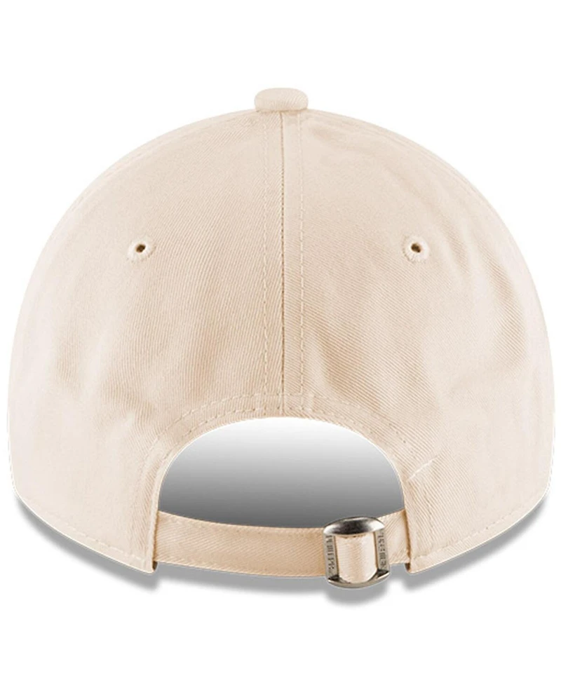 New Era Men's Cream Los Angeles Chargers Charger Power 9TWENTY Adjustable Hat