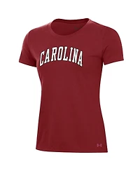 Under Armour Women's Garnet South Carolina Gamecocks Essentials 2-Hit Performance T-Shirt