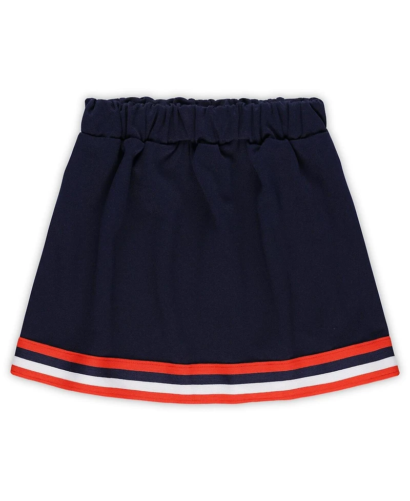 Little King Big Girls 2-Piece Navy Illinois Fighting Illini Cheer Set